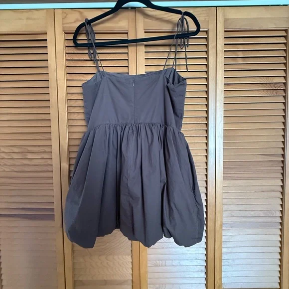 Showpo Chocolate Mini Dress with Tie Straps - Picture 2 of 2